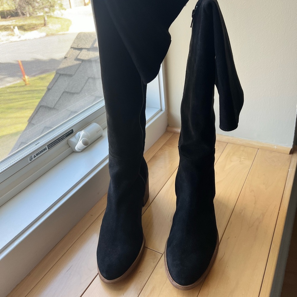 Anthropologie BT By Anthro OTK Block Heel boots